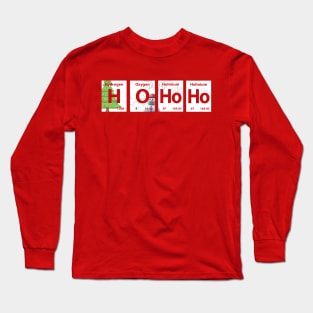 Ho Ho Ho Chemical Element Long Sleeve T-Shirt